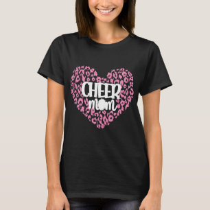 T-shirt Cheer Maman Fier Cheerleader Mama Pom-pom girl Mot