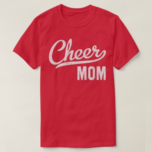 T-shirt Cheer Maman Fier Cheerled Maman Cadeau (Design devant)