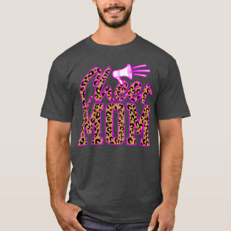 T-shirt Cheer maman léopard Cheer maman léopard