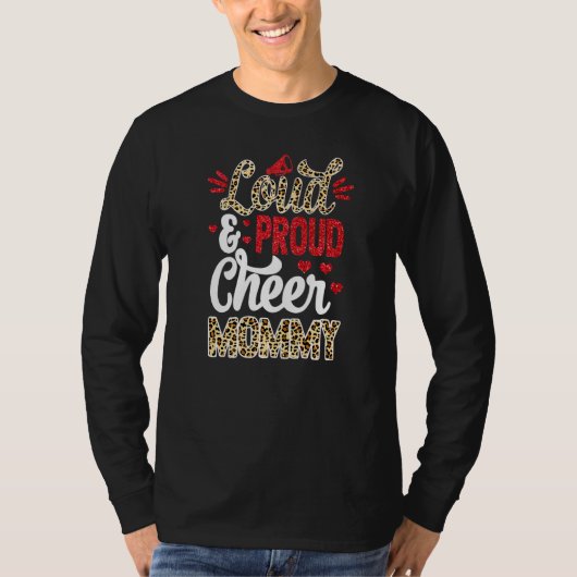 T-shirt Cheer Maman Plus Grand Empreinte de léopard Ventil (Devant)