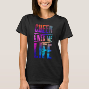 T-shirt Cheer Me Donne La Vie Citation De Cheerleader Hu