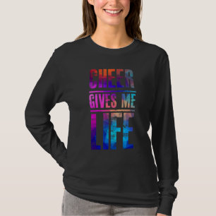 T-shirt Cheer Me Donne La Vie Citation De Cheerleader Hu