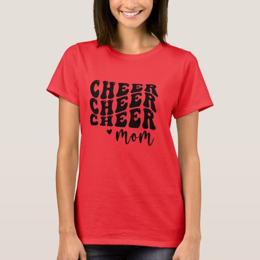 T-shirt Cheer Mom (Devant)