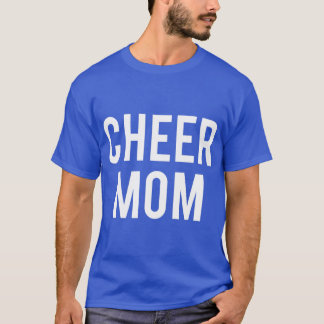 T-shirt Cheer Mom mignon Slogan imprimé