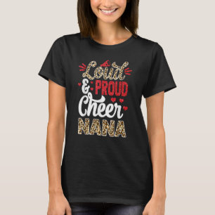 T-shirt Cheer Nana Plus Grand Empreinte de léopard Ventila