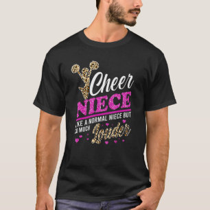 T-shirt Cheer Niece Plus Grand Empreinte de léopard Ventil