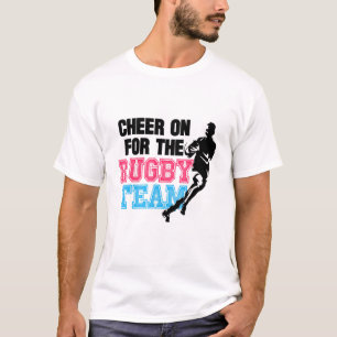T-shirt Cheer On For The Rugby Team Rugby Design For Men W