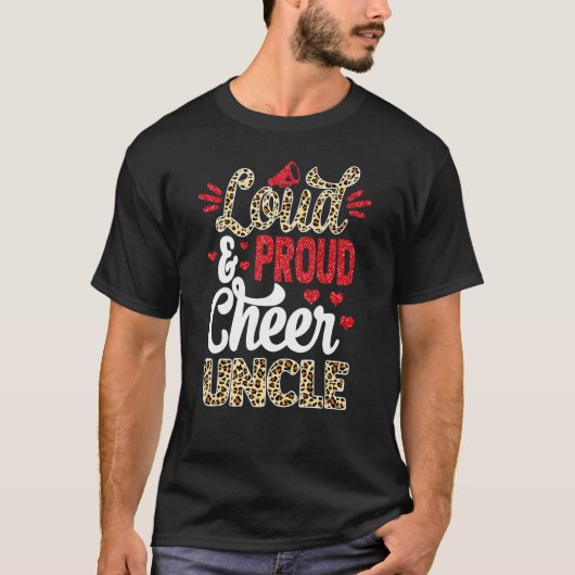 T-shirt Cheer Oncle Plus Grand Empreinte de léopard Ventil (Devant)