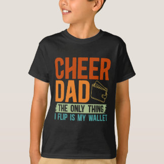 T-shirt Cheer Papa La Seule Chose Que Je Retourne Est Mon 