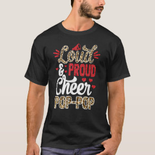 T-shirt Cheer Pop Pop Plus Grand Empreinte de léopard Vent
