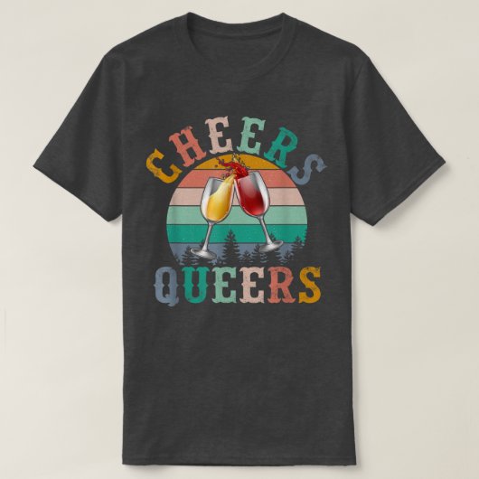 T-shirt Cheer Queers (Design devant)