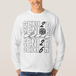 T-shirt Cheer Senior 2026 Hommes LS