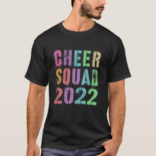 T-shirt CHEER SQUAD 2022 Pom-pom girl d'équipe Cheerleader