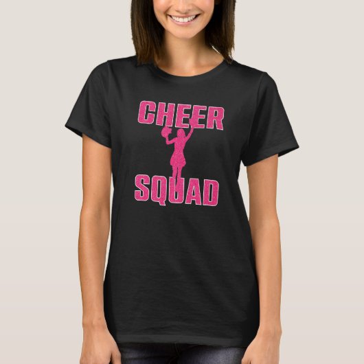 T-shirt Cheer Squad mignonne Cheerled Girl 6 (Devant)