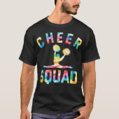T-shirt Cheer Squad Tie Dye Pom-pom girl Cheerled Cadeau (Devant)
