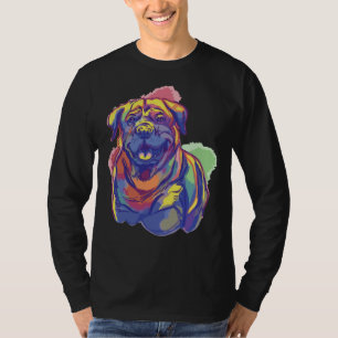 T-shirt Cheerful Rottweiler race de chien