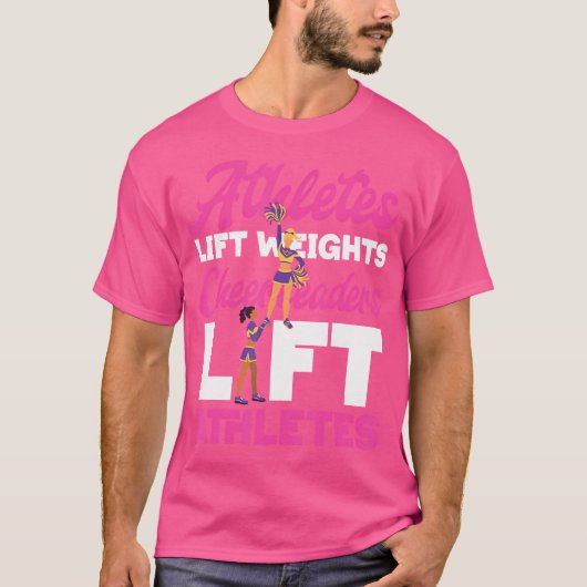 T-shirt Cheerlead Athlètes Lift Weights Cheerlead (Devant)