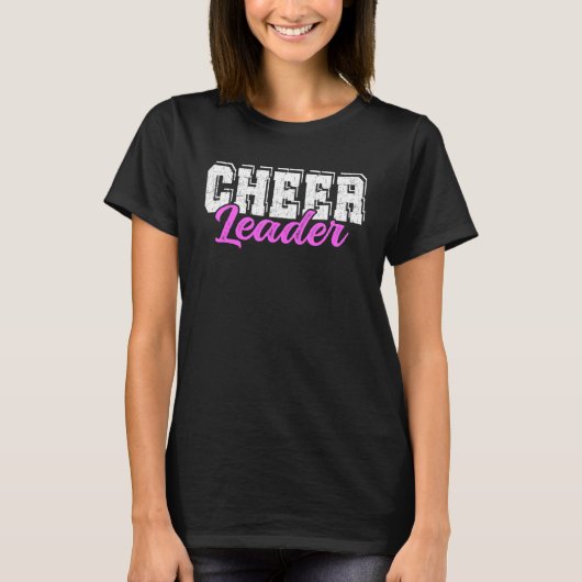 T-shirt Cheerleader Cheerleading (Devant)