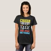 T-shirt Cheerleader Cheerleading  Cheer It´s hard to be Hu (Devant entier)