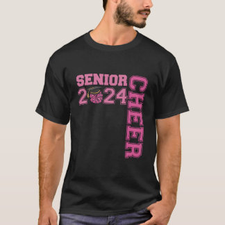 T-shirt Cheerleader Senior 2024 Cheer Senior Class Of 2024