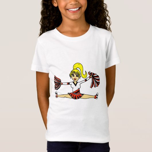 T-shirt Cheerleading adorable (Devant)