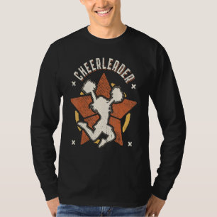 T-shirt Cheerleading Cheerleader Vintage Rétro Classique S