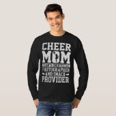 T-shirt Cheerleading Mom Unofficial Photographer Snack Pro (Devant entier)