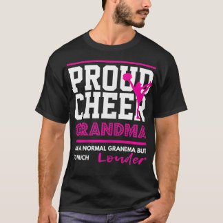 T-shirt Cheerled Fiers Cheer Grandma Graphisme