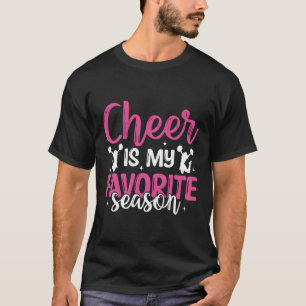 T-shirt Cheerled Slogan - Cheer Est Mon Favori
