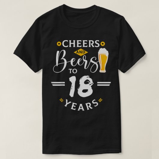 T-shirt Cheers & Beers (Design devant)