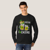 T-shirt Cheers F ckers St Patricks Day (Devant entier)