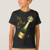 T-shirt Cheers To The New Year 2026 Champagne Drinking Par (Devant)