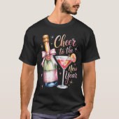T-shirt Cheers To The New Year 2026 Champagne New Years Ev (Devant)