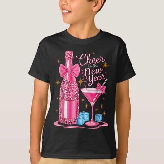 T-shirt Cheers To The New Year 2026 Champagne New Years Ev (Devant)