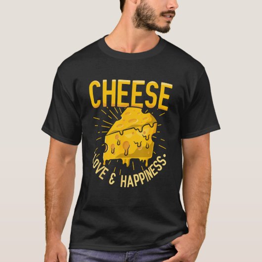 T-shirt Cheese Love and Happiness (Devant)