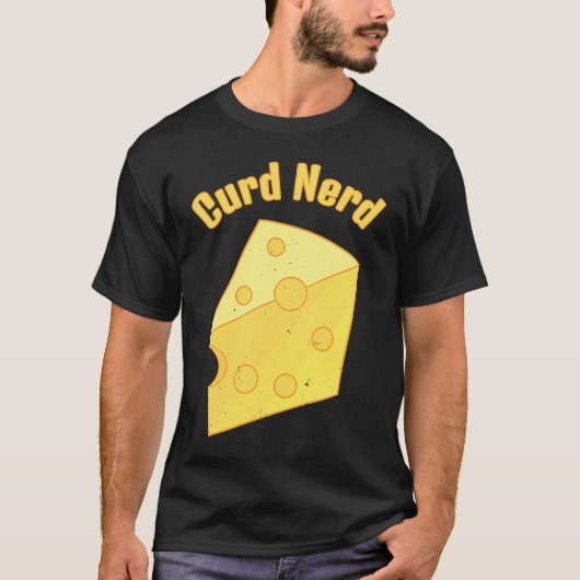 T-shirt Cheese Lovers Quark Nerd (Devant)