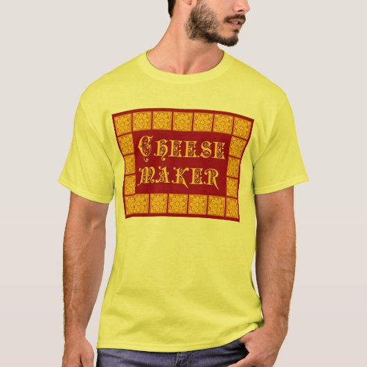 T-shirt Cheese Maker Cuisine Vintage Art (Devant)