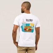 T-shirt Cheeseburger avec Frites & Boisson (Dos entier)