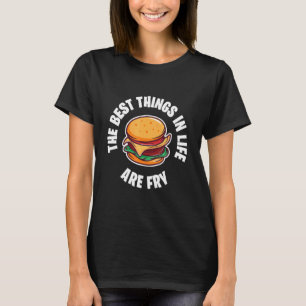 T-shirt Cheeseburger Burger Best Life Confiture Nourriture