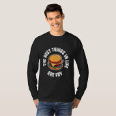 T-shirt Cheeseburger Burger Best Life Confiture Nourriture (Devant entier)