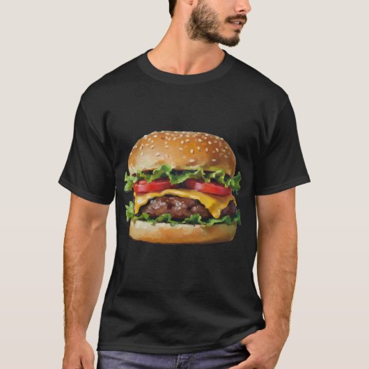T-shirt Cheeseburger in Paradise (Devant)