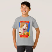 T-shirt Cheeseburger mangeant des chats (Devant entier)