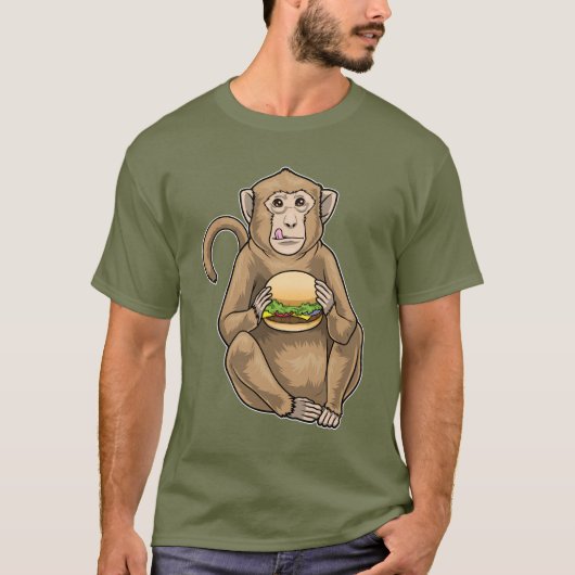 T-shirt Cheeseburger singe (Devant)