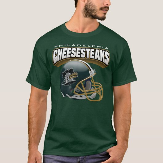 T-shirt Cheesesteaks "grande" pièce en t principale : (Devant)