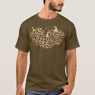 T-shirt Cheetah Autumn Pumkin Cute Thanks