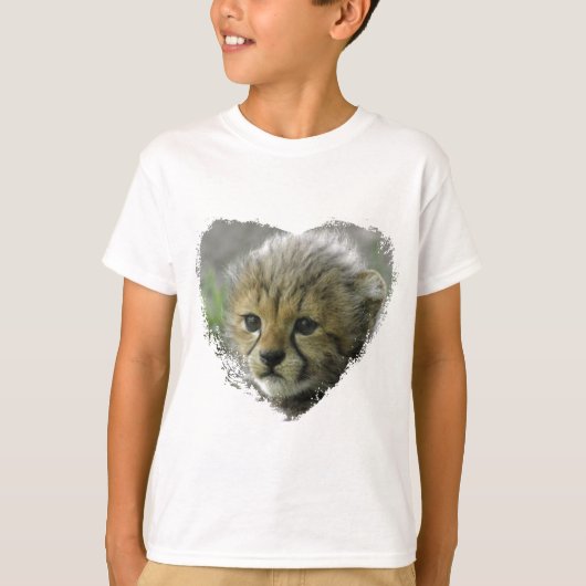 T-shirt Cheetah chaton (Devant)
