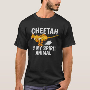 T-shirt Cheetah Est Mon Esprit Animal Chat Le Plus Rapide