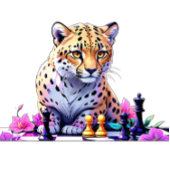 T-shirt Cheetah Jouer aux échecs - Animal le plus rapide s