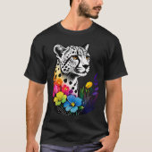 T-shirt Cheetah : La nature est un chasseur rapide et sile (Devant)