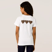 T-Shirt Cheetah Print Heart (Dos entier)